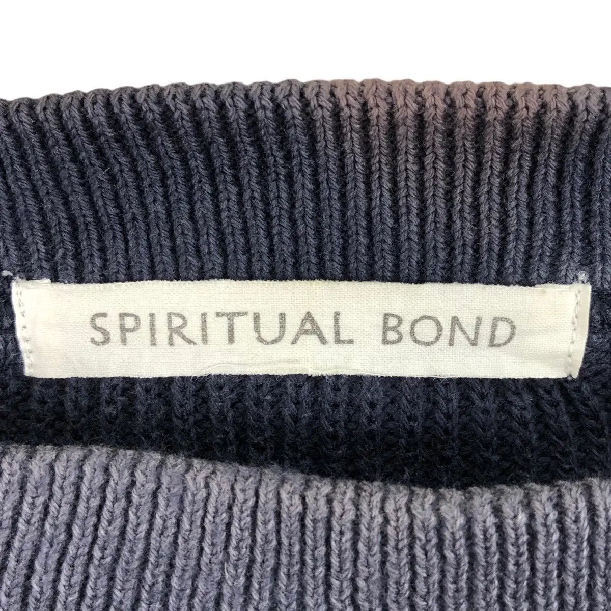 Vintage Vtg SPIRITUAL BOND Pure Nature Indigo Knitwear Sweater Size XXL / US 16-18 / IT 52-54 - 6 Thumbnail