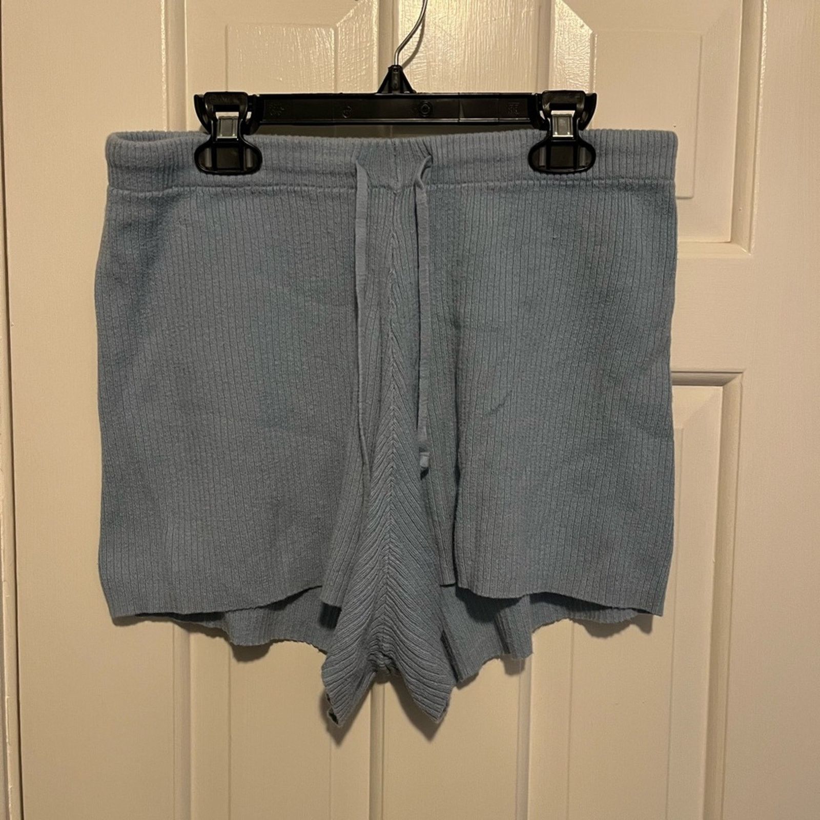 Kendall And Kylie Kendall & Kylie Blue Knit Shorts Size M Comfy Lounge Cozy Size 30" / US 8 / IT 44 - 1 Thumbnail