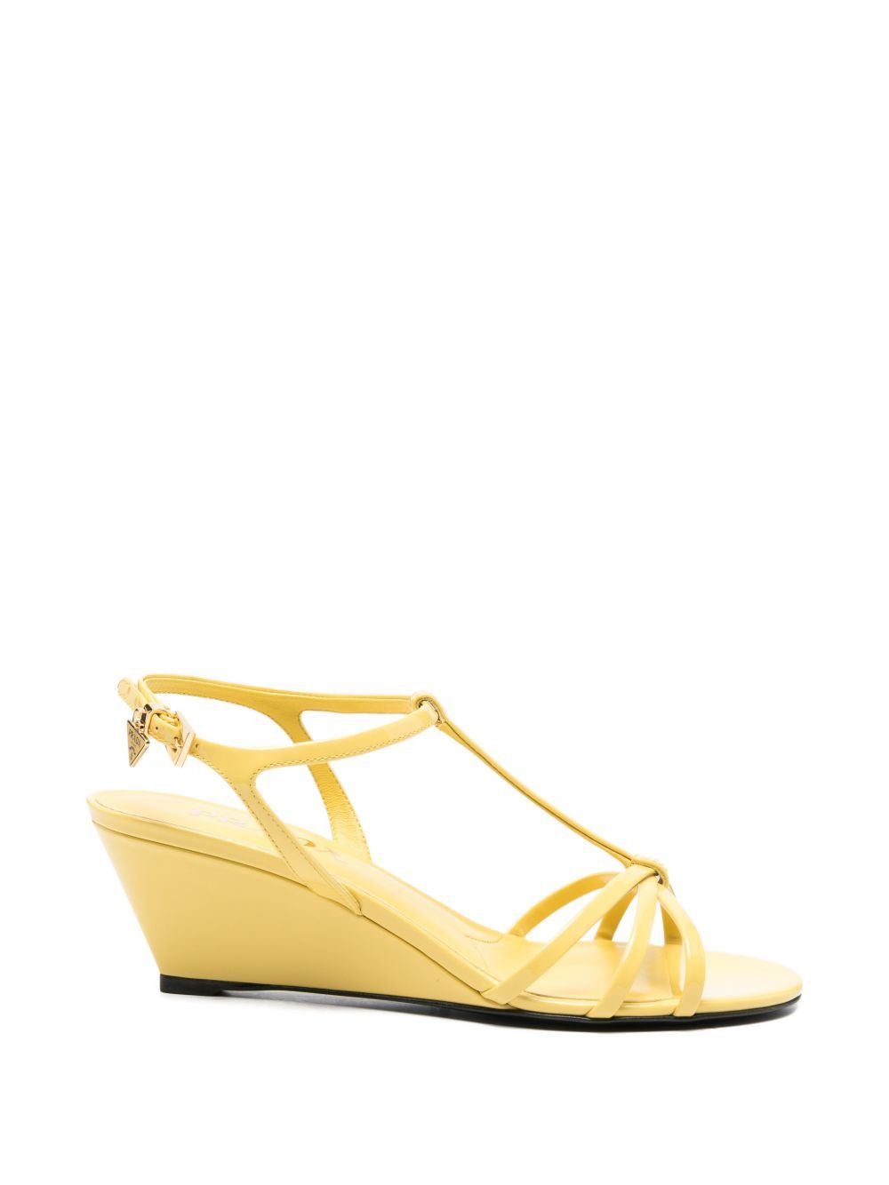 Prada LEATHER HEEL SANDALS Size US 8 / IT 38 - 1 Thumbnail