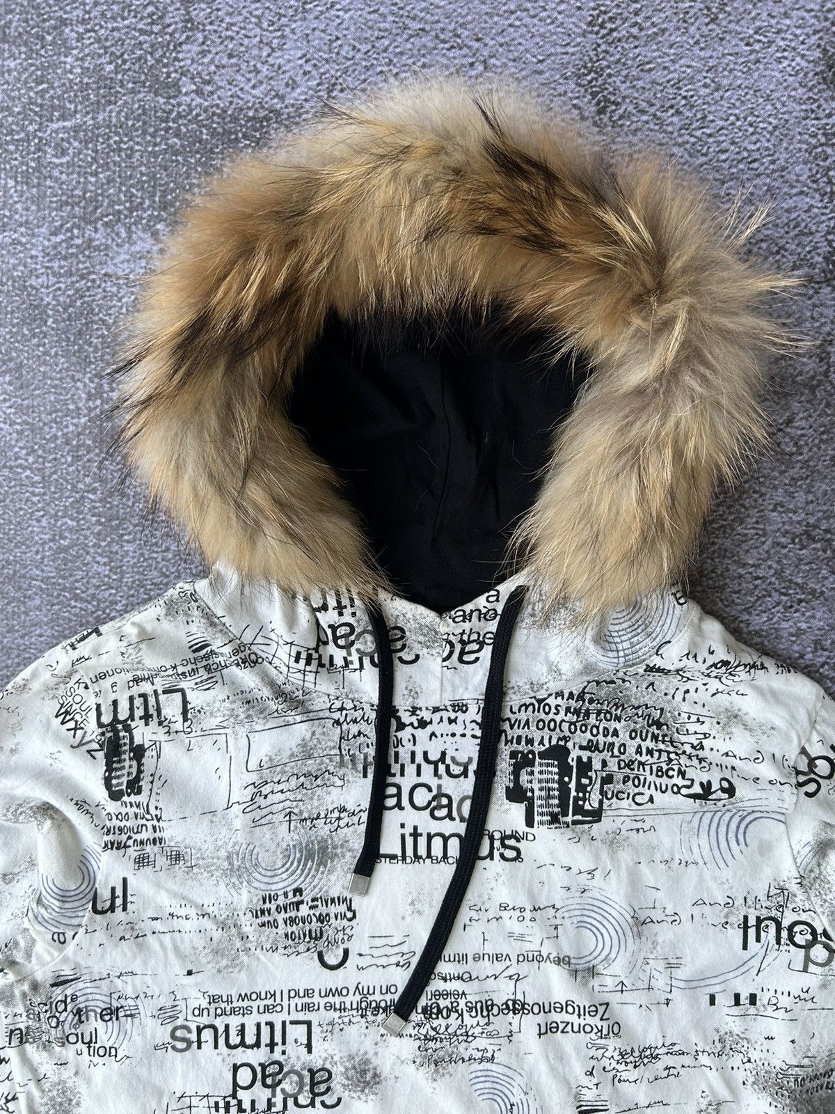 If Six Was Nine 💸BINDINGOFFER💸Fur hoodie litmus poem japanese style lgb Size US L / EU 52-54 / 3 - 7 Thumbnail
