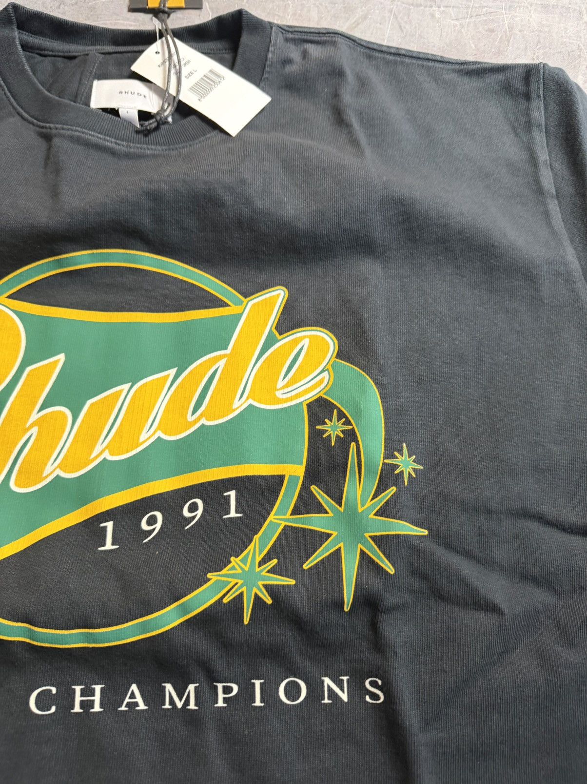 Rhude Rhude World Champion Logo T-Shirt Size US L / EU 52-54 / 3 - 3 Thumbnail