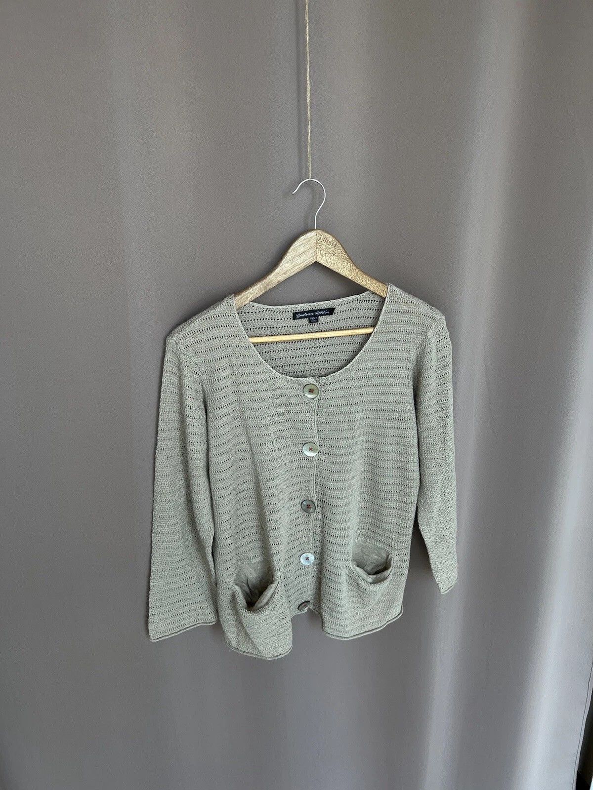 Gudrun Sjoden Gudrun Sjoden Cardigan Womens Size M Button Knit Sweater Size M / US 6-8 / IT 42-44 - 5 Thumbnail