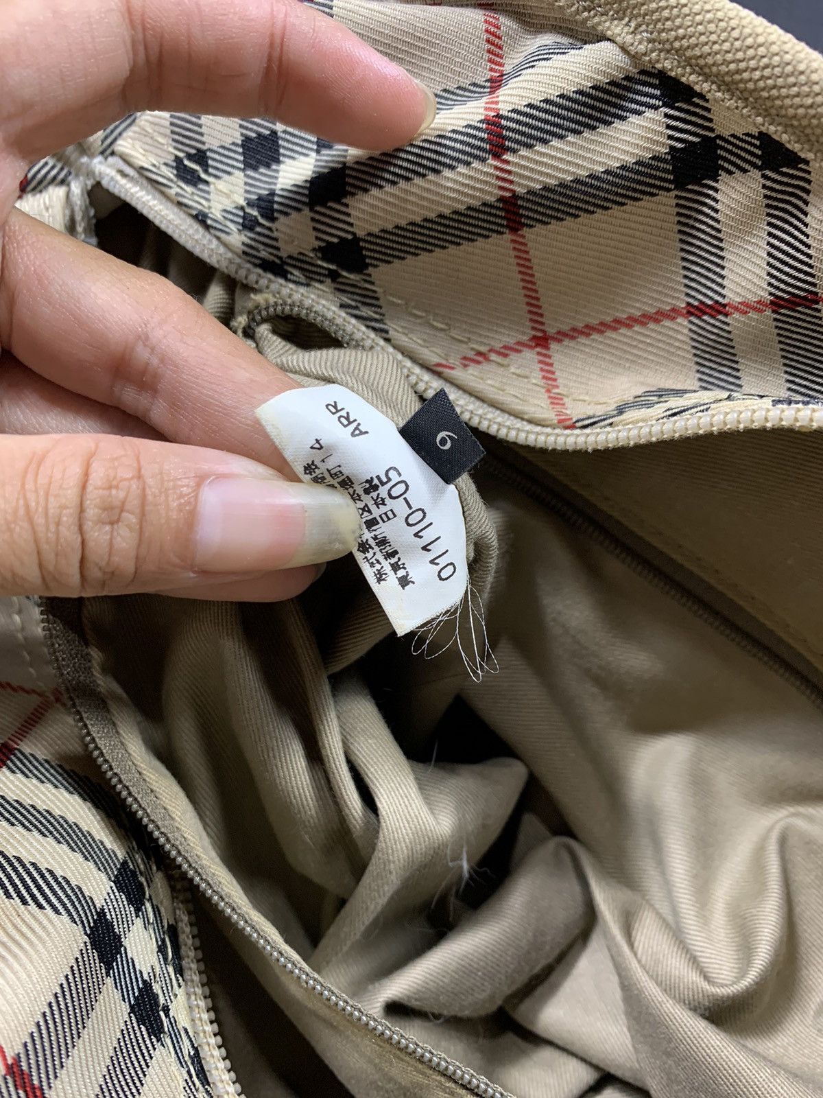 Burberry BURBERRYS CANVAS NOVA CHECK BAG Size ONE SIZE - 7 Thumbnail