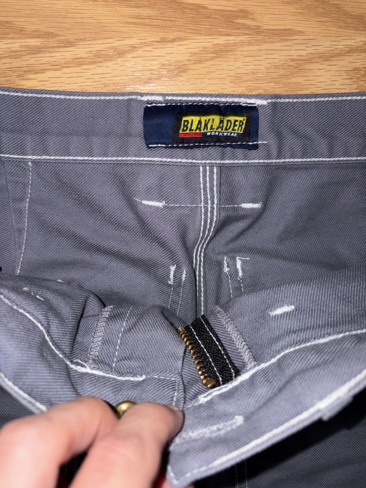 Japanese Brand Japanese Brand Grey pants Size US 32 / EU 48 - 3 Thumbnail