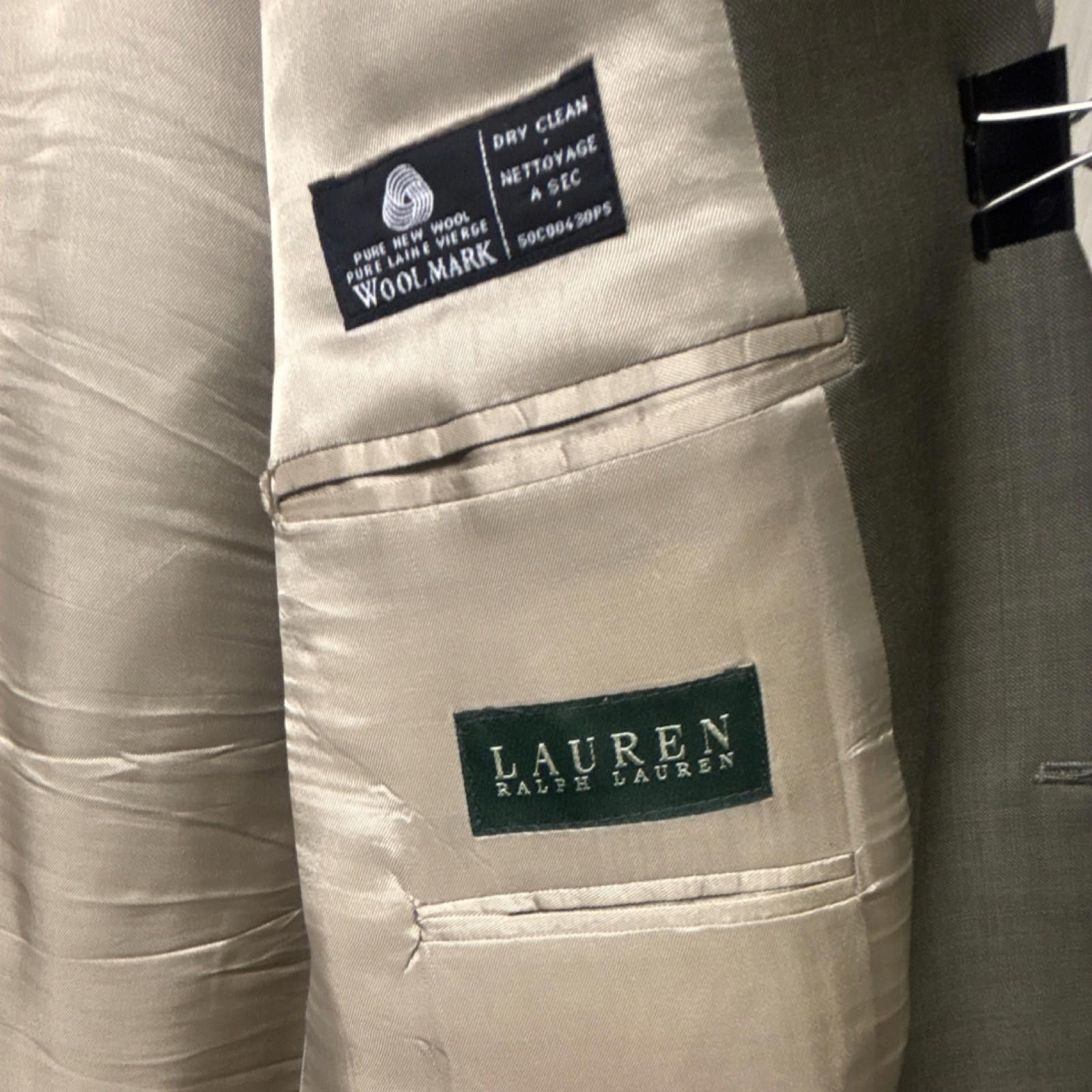 Lauren Ralph Lauren Ralph Lauren Men's Suit Jacket 48L Single-Breasted blazer Size 48L - 4 Thumbnail