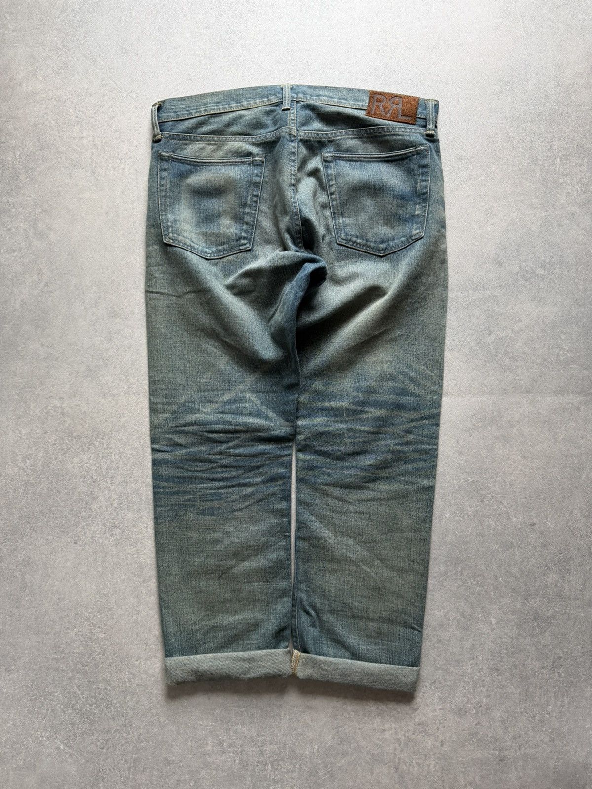 RRL Ralph Lauren Vintage Jeans Double Ralph Lauren Japan Selvedge Denim rare Size US 36 / EU 52 - 11 Thumbnail