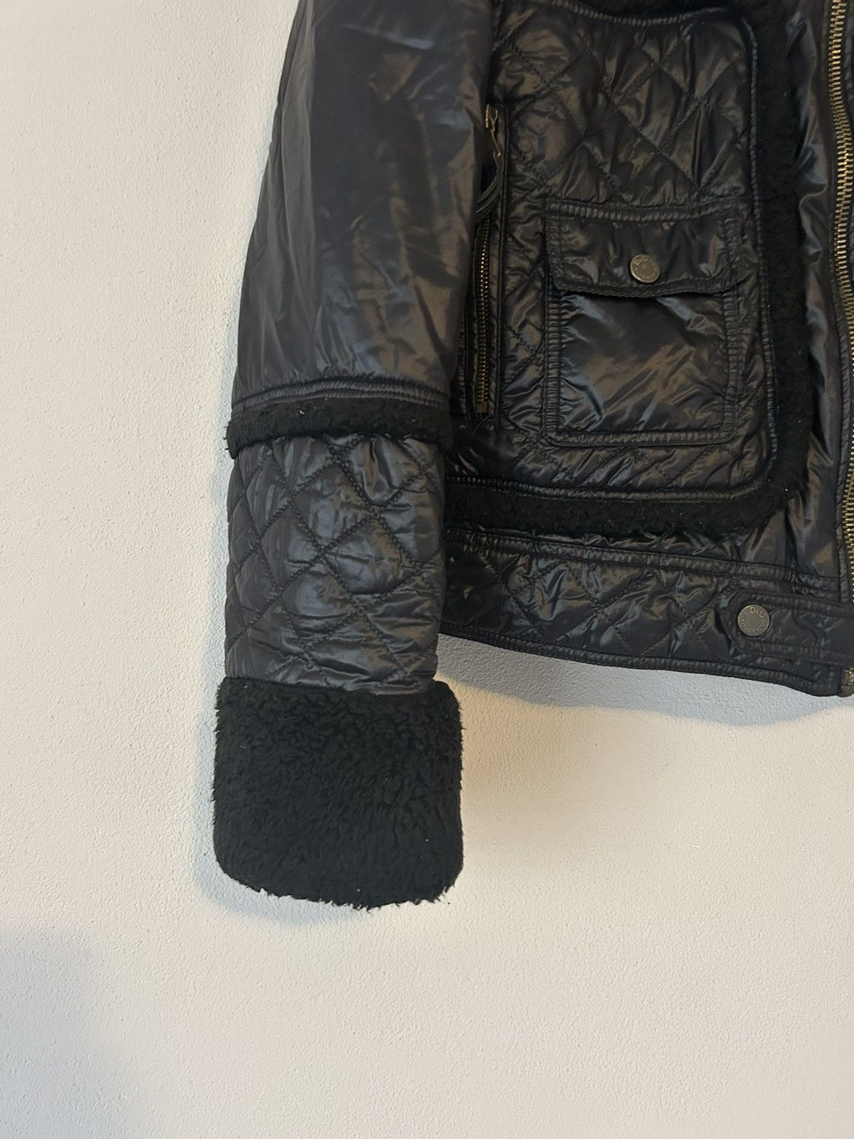 Dolce & Gabbana Black Jacket with Faux Fur Trimmings Size US L / EU 52-54 / 3 - 3 Thumbnail