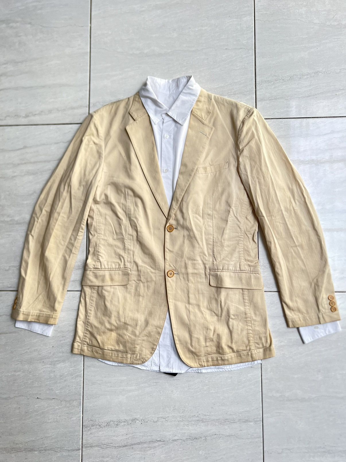 Yohji Yamamoto A.A.R Yohji Design Studio Shirt Blazers Size 52L - 1 Thumbnail