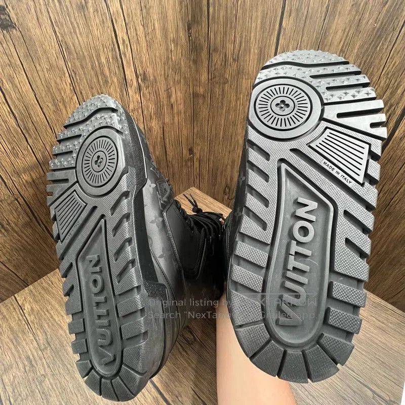 Louis Vuitton Louis Vuitton Black Trainer Snow Boots for Men 0079. Size US 10 / EU 43 - 8 Thumbnail