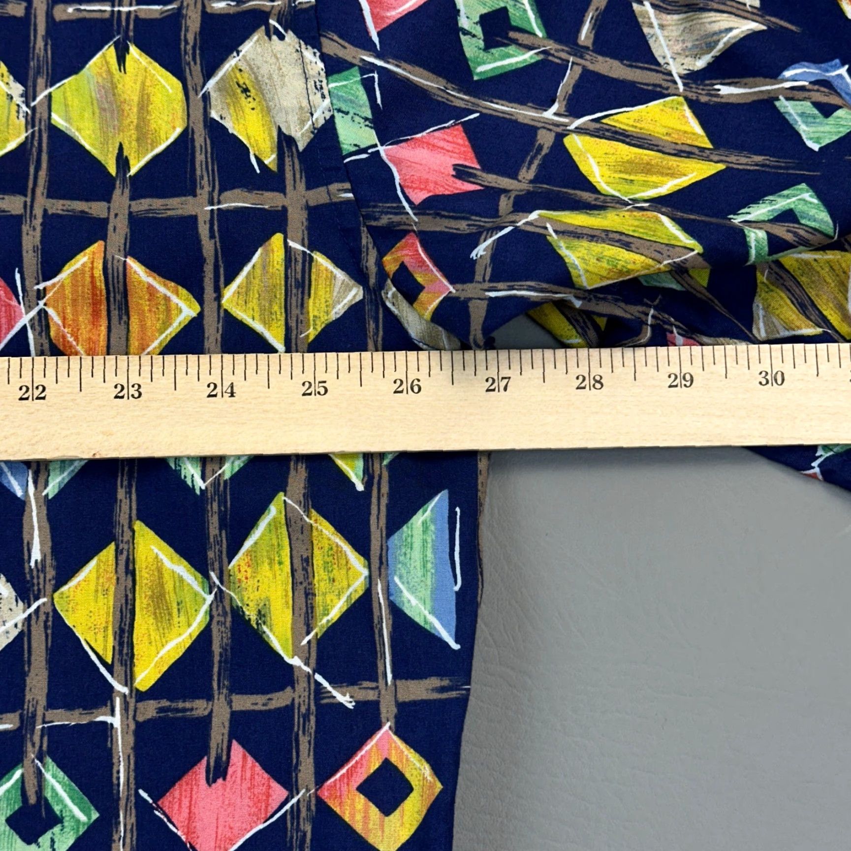 Vintage VINTAGE Jack Lipson Signature Shirt Mens XL Blue Abstract Geometric Button Up Shirt Mens XL Blue Abstract Geometric Button Up Size US XL / EU 56 / 4 - 6 Thumbnail