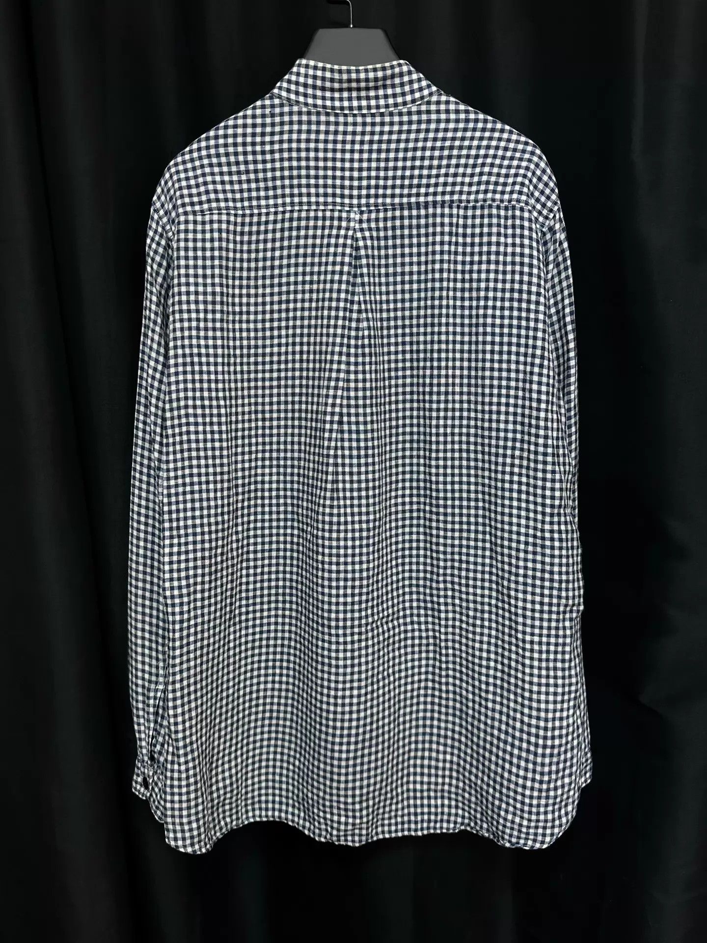 Other Vintage French Premium Linen-Cotton Worker's Shirt Unisex Size US L / EU 52-54 / 3 - 3 Thumbnail