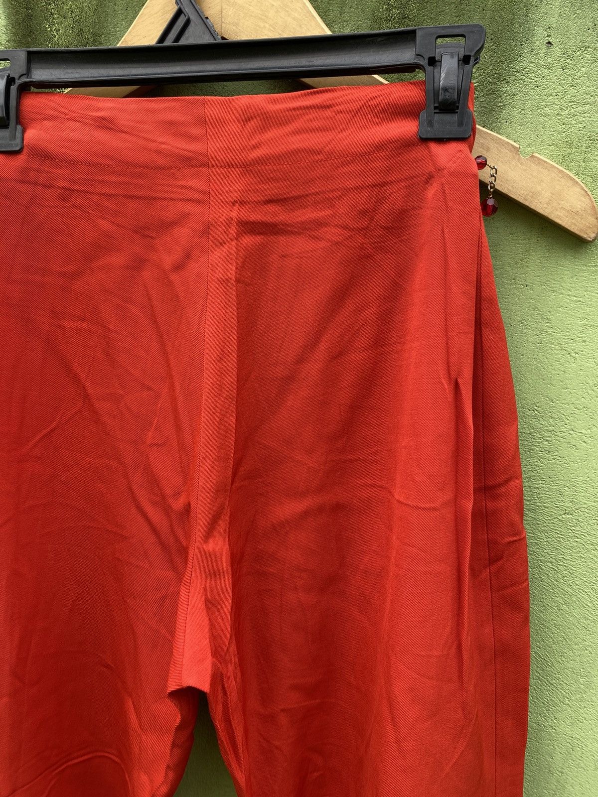 Yohji Yamamoto Yohji Yamamoto Red Pants Runaway Archive Japanese Luxury Size 22" - 12 Thumbnail