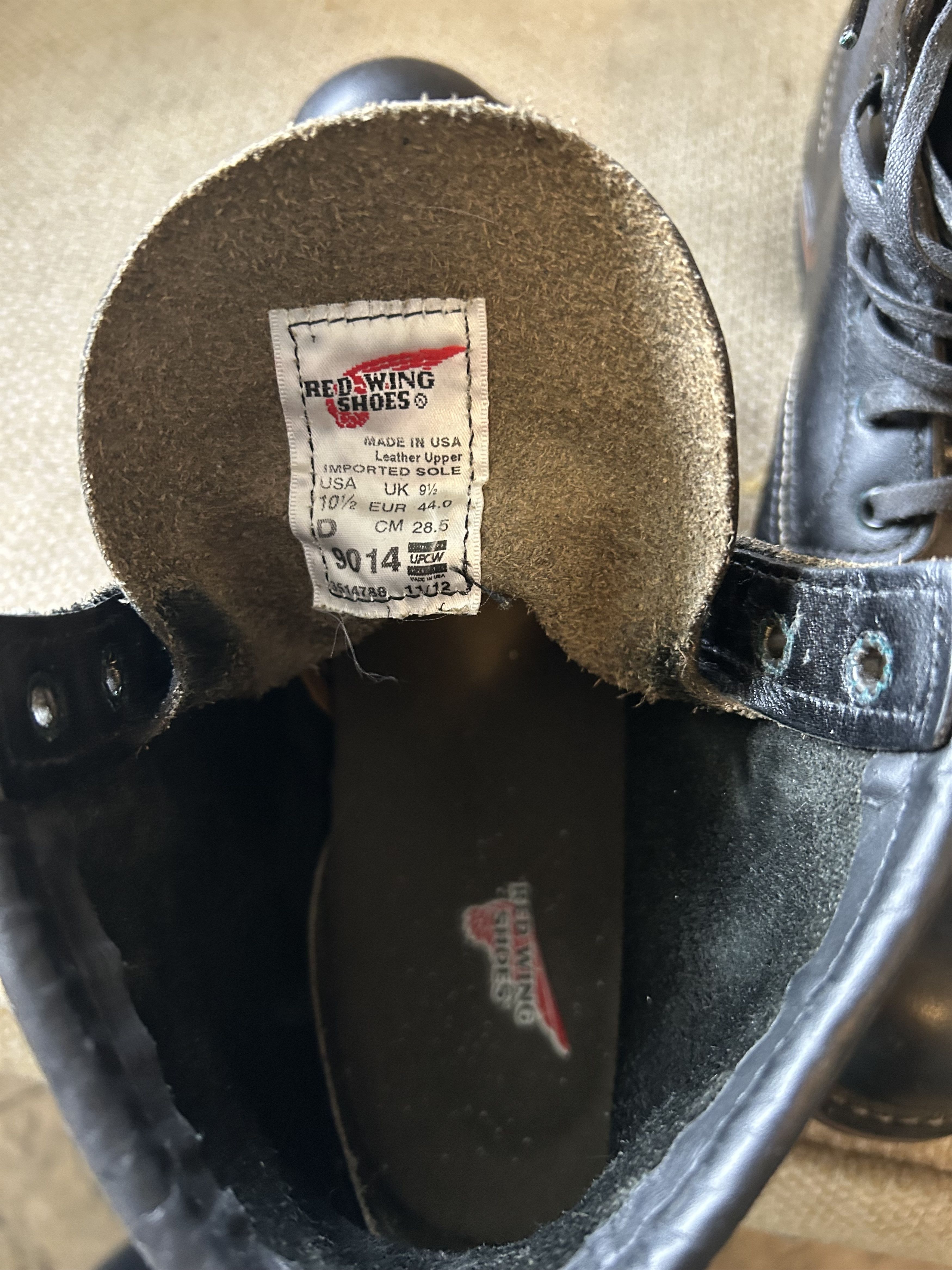 Red Wing Red Wing 9014 Beckman Black Featherstone Boots – Size 10.5D Size US 10.5 / EU 43-44 - 4 Thumbnail