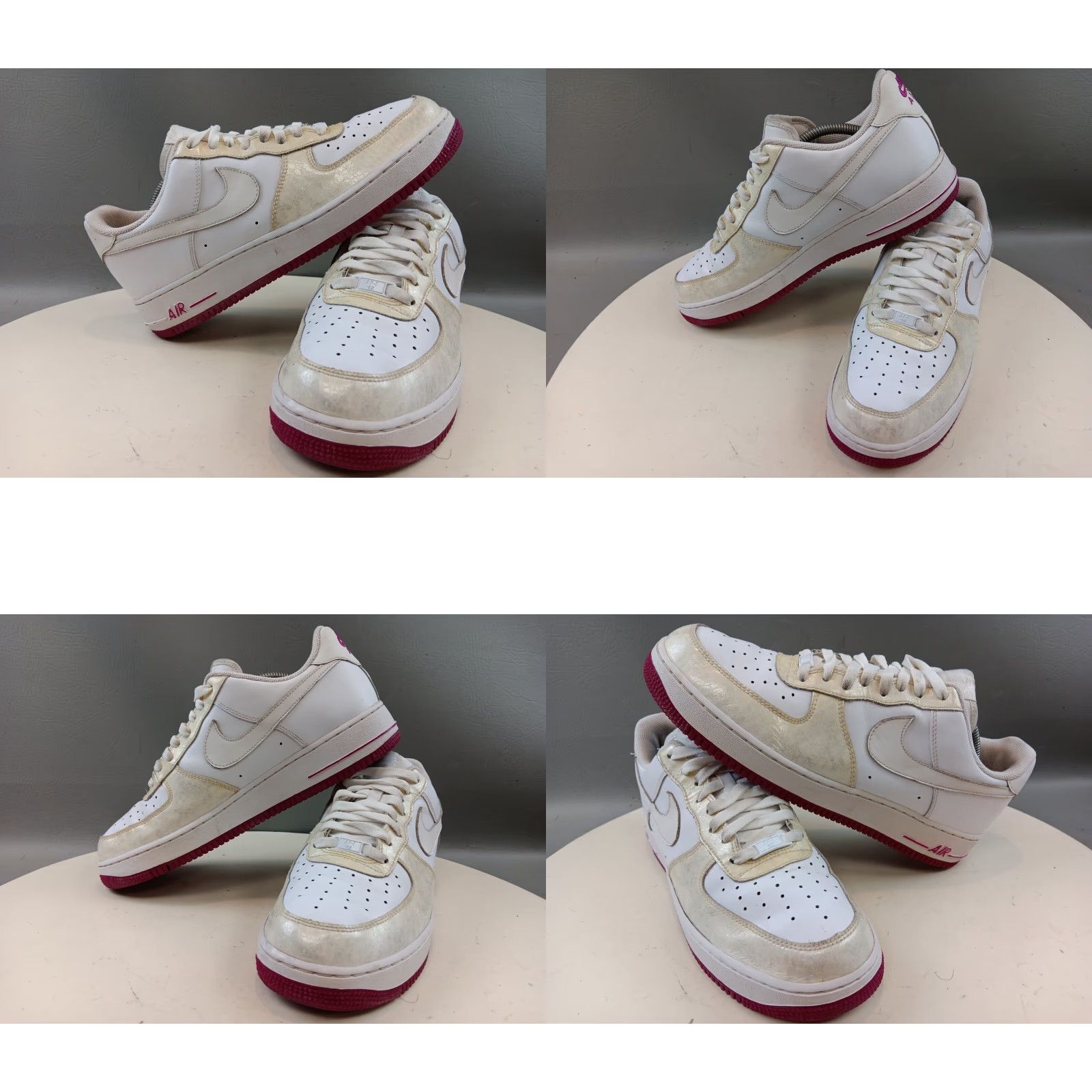 Nike Nike Air Force 1 Low Sneakers Womens Size 12 White Pearl Rave Pink 315115-116 Size US 12 / IT 42 - 9 Thumbnail