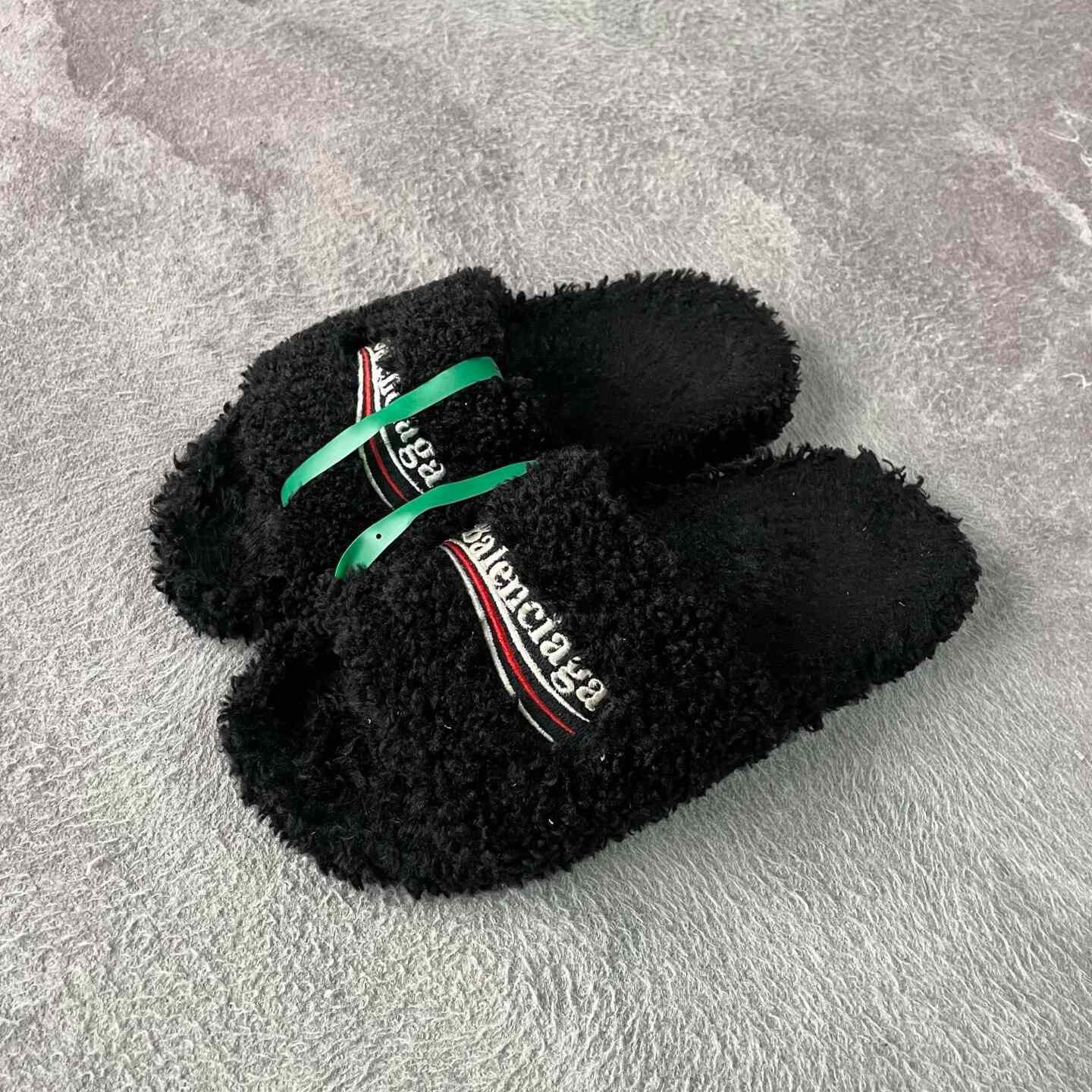 Balenciaga Balenciaga Fur Black Sandals 40 Men Size US 7.5 / EU 40-41 - 1 Thumbnail