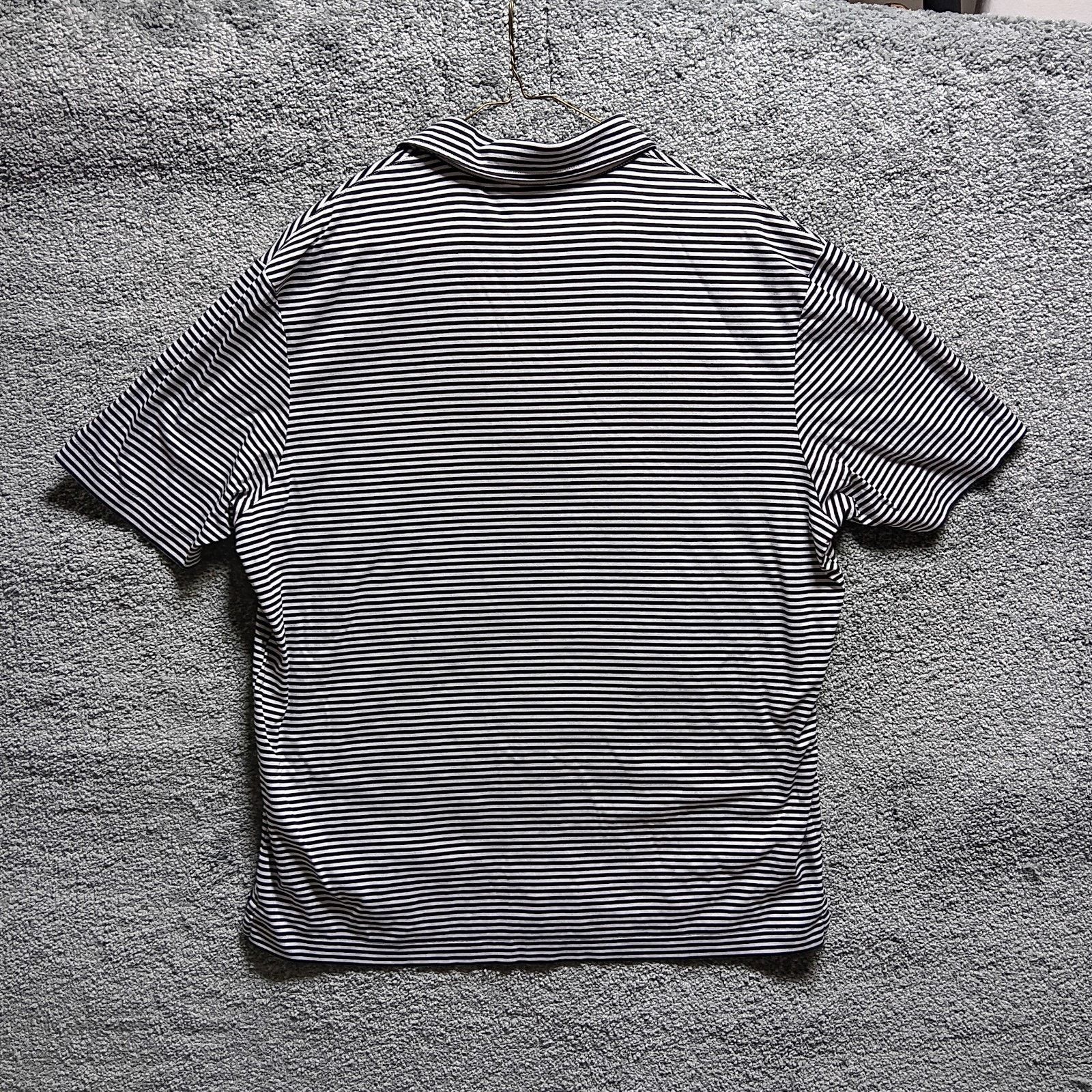 Cremieux Cremieux Collection Mens Polo XL Striped with Printed Collar Size US XL / EU 56 / 4 - 5 Thumbnail