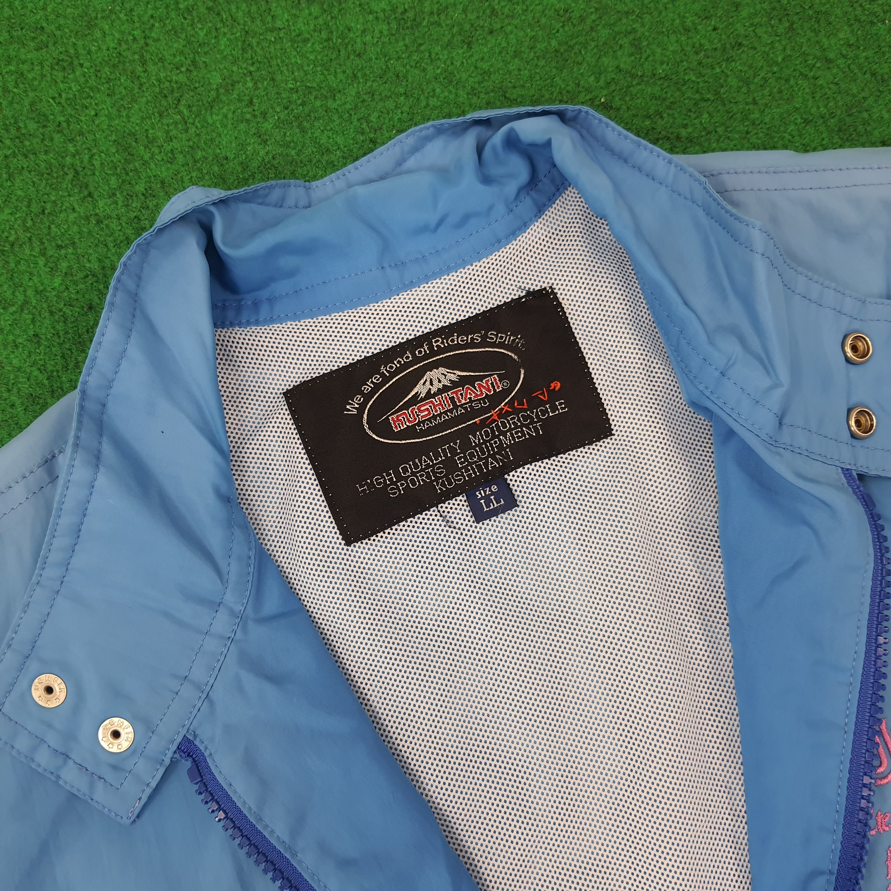 Japanese Brand × Vintage Vintage KAWASAKI Team Kushitani Biker Jacket C234N19 Size US L / EU 52-54 / 3 - 5 Thumbnail