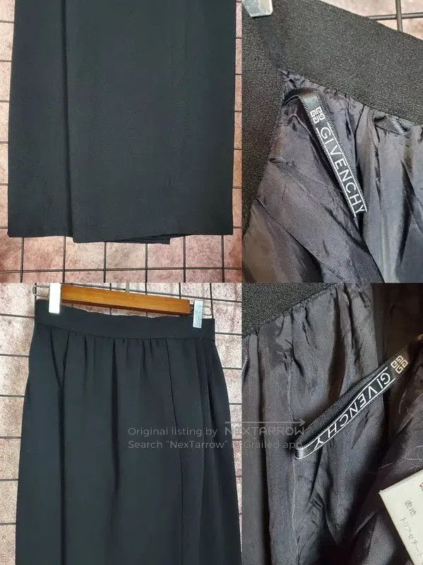 Givenchy Givenchy Black Summer Acetate Wide Leg Pants . Size 23" - 7 Thumbnail