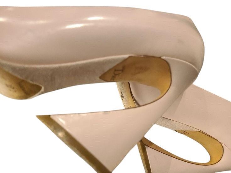Dior Christian Dior Pink Leather Pumps Size US 7 / IT 37 - 4 Thumbnail