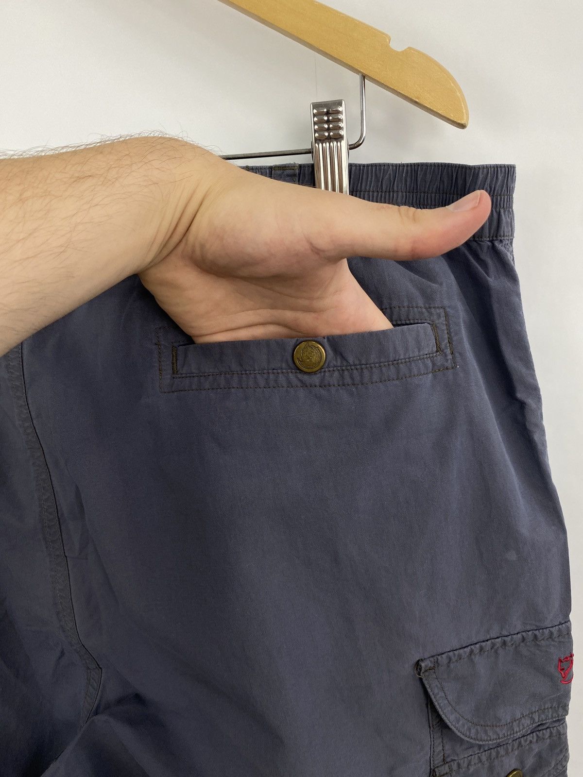 Fjallraven Vintage 90s Fjallraven Nylon Cargo Trekking Outdoor Pants Size US 35 - 11 Thumbnail
