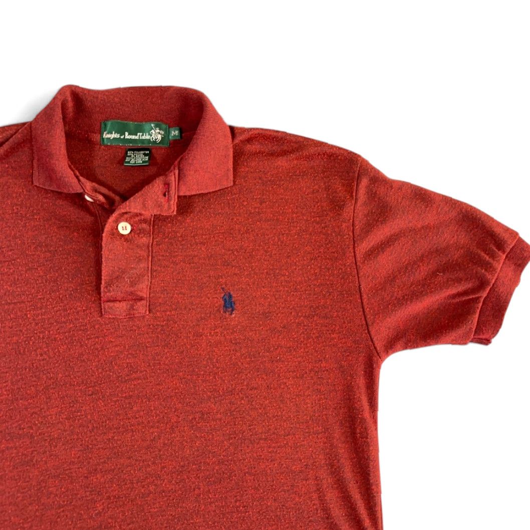 Vintage VINTAGE Knights Of Round Table Polo Shirt Adult SMALL Red Crest 90s Preppy Size US S / EU 44-46 / 1 - 2 Thumbnail