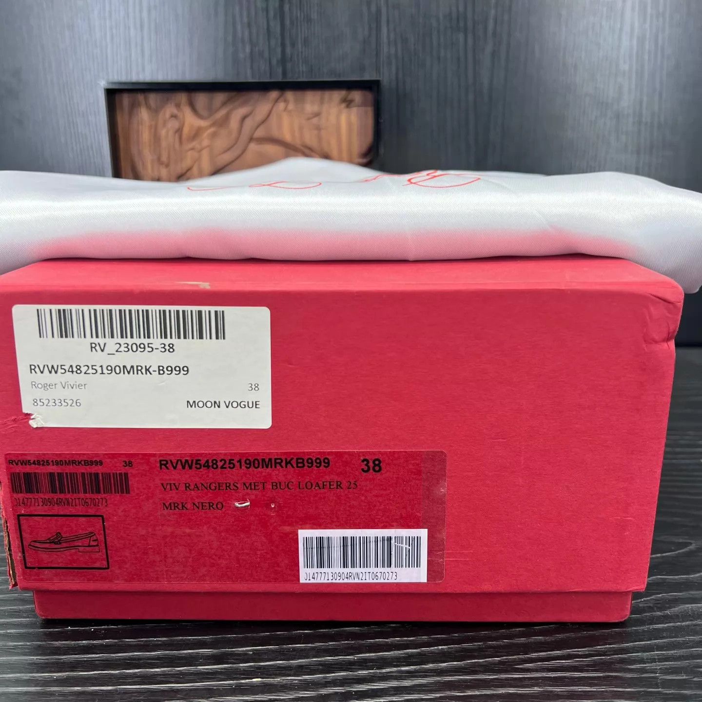 Roger Vivier RV Square Toe Loafers 38 Near New w/ Box Size US 7.5 / IT 37.5 - 9 Thumbnail