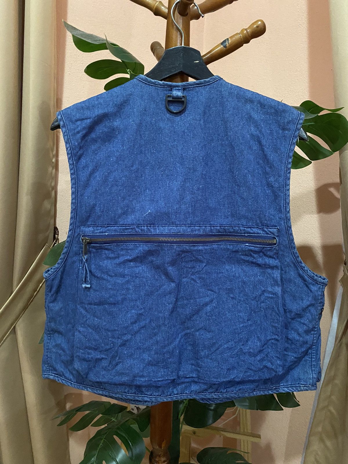 Japanese Brand Vintage Union Made Andlo Denim Vest for Outdoor Enthusiasts Size US L / EU 52-54 / 3 - 7 Thumbnail