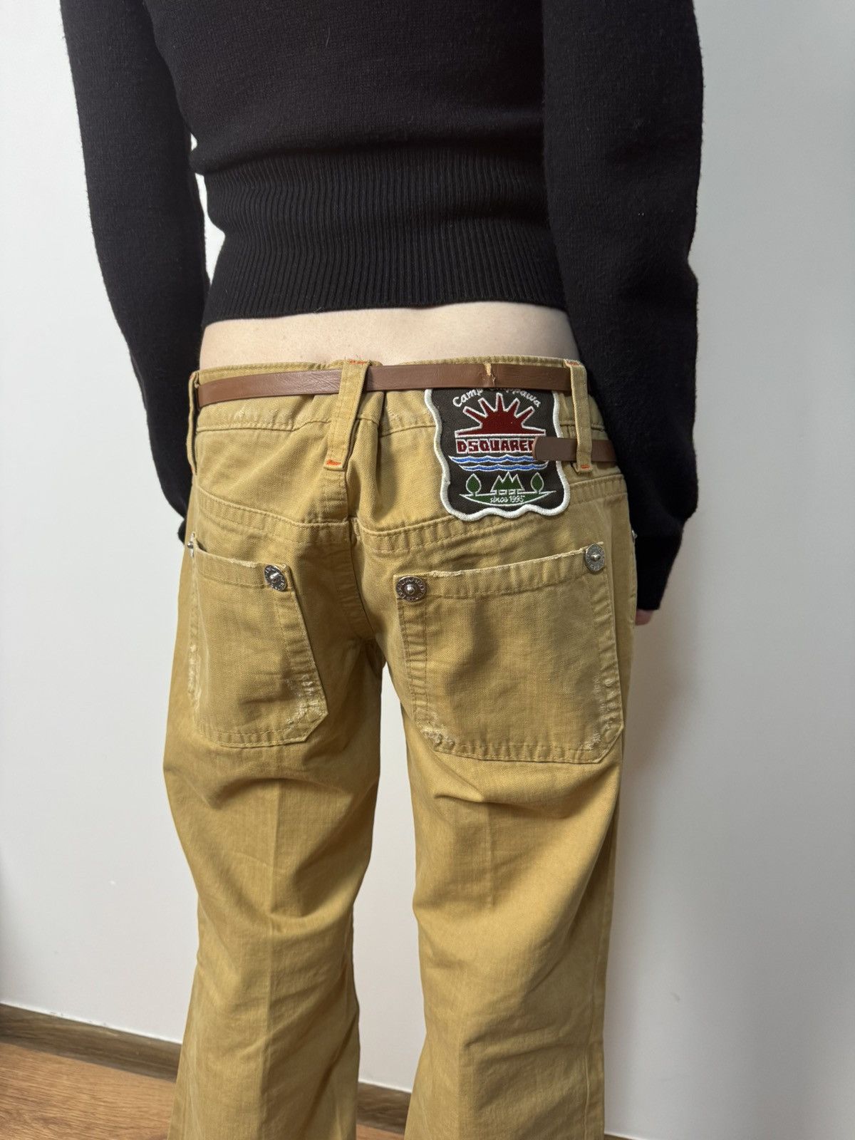 Dsquared2 Dsquared2 Flared Bootcut Jeans Camp Chippawa Avant Garde 00s Size 32" / US 10 / IT 46 - 3 Thumbnail