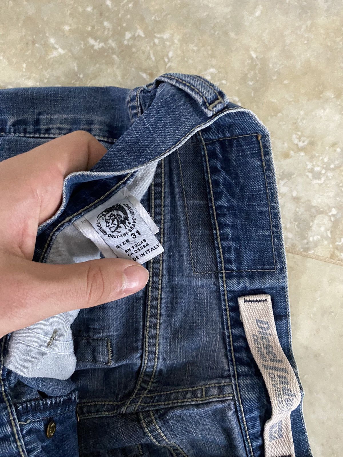 Diesel Diesel Vintage Relaxed Jeans Faded Japanese Y2KFlared Washed Size US 31 - 6 Thumbnail