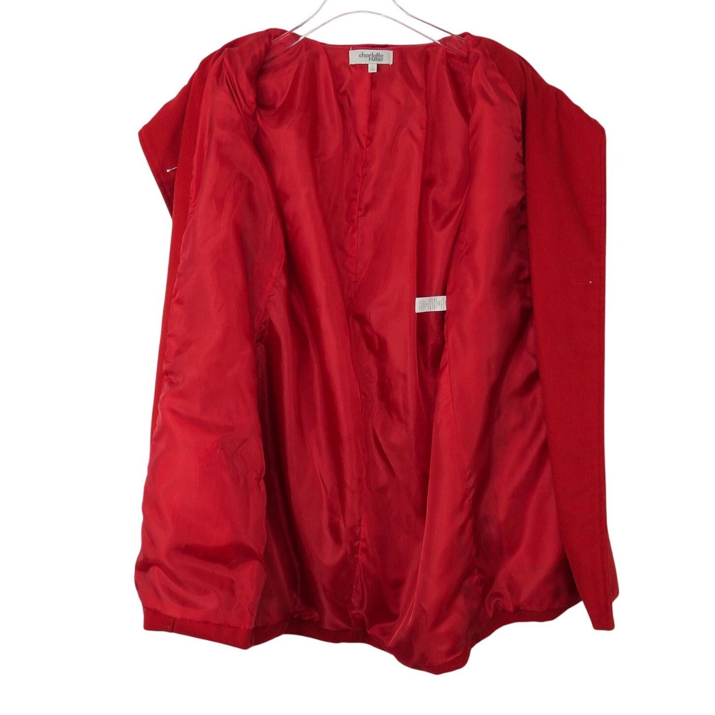 Other Charlotte Russe Red Wool Pea Coat Small Double Breasted Size S / US 4 / IT 40 - 7 Thumbnail