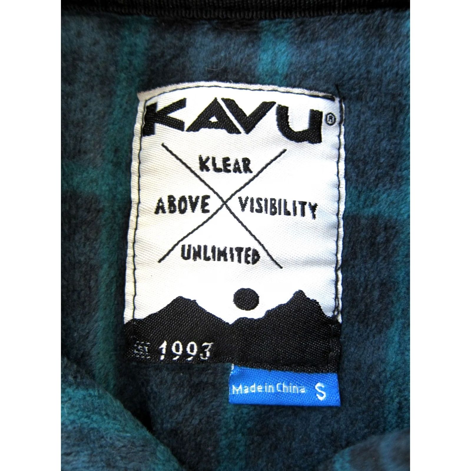 KAVU KAVU Green Plaid Fleece Zip Pocket Cozy Warm Pullover Jacket Women Small Size S / US 4 / IT 40 - 3 Thumbnail