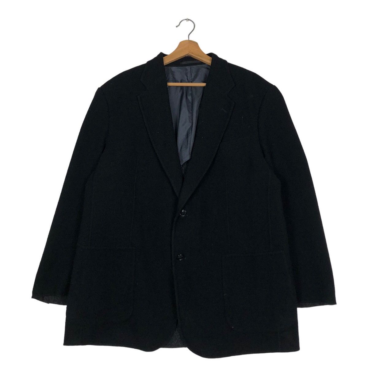 Japanese Brand 🔥Vintage Wool Chore Jacket Lanvin Classique Double Breast Size US M / EU 48-50 / 2 - 1 Thumbnail