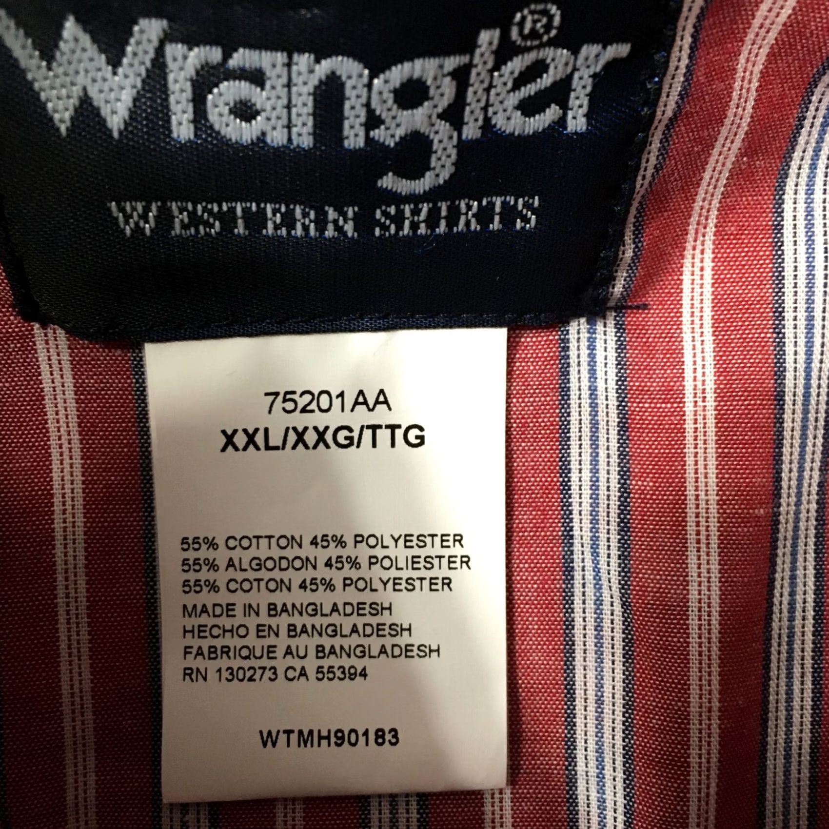 Wrangler Wrangler Shirt Mens XL Plaid Pearl Snap Country Western Cowboy Size US XL / EU 56 / 4 - 4 Thumbnail