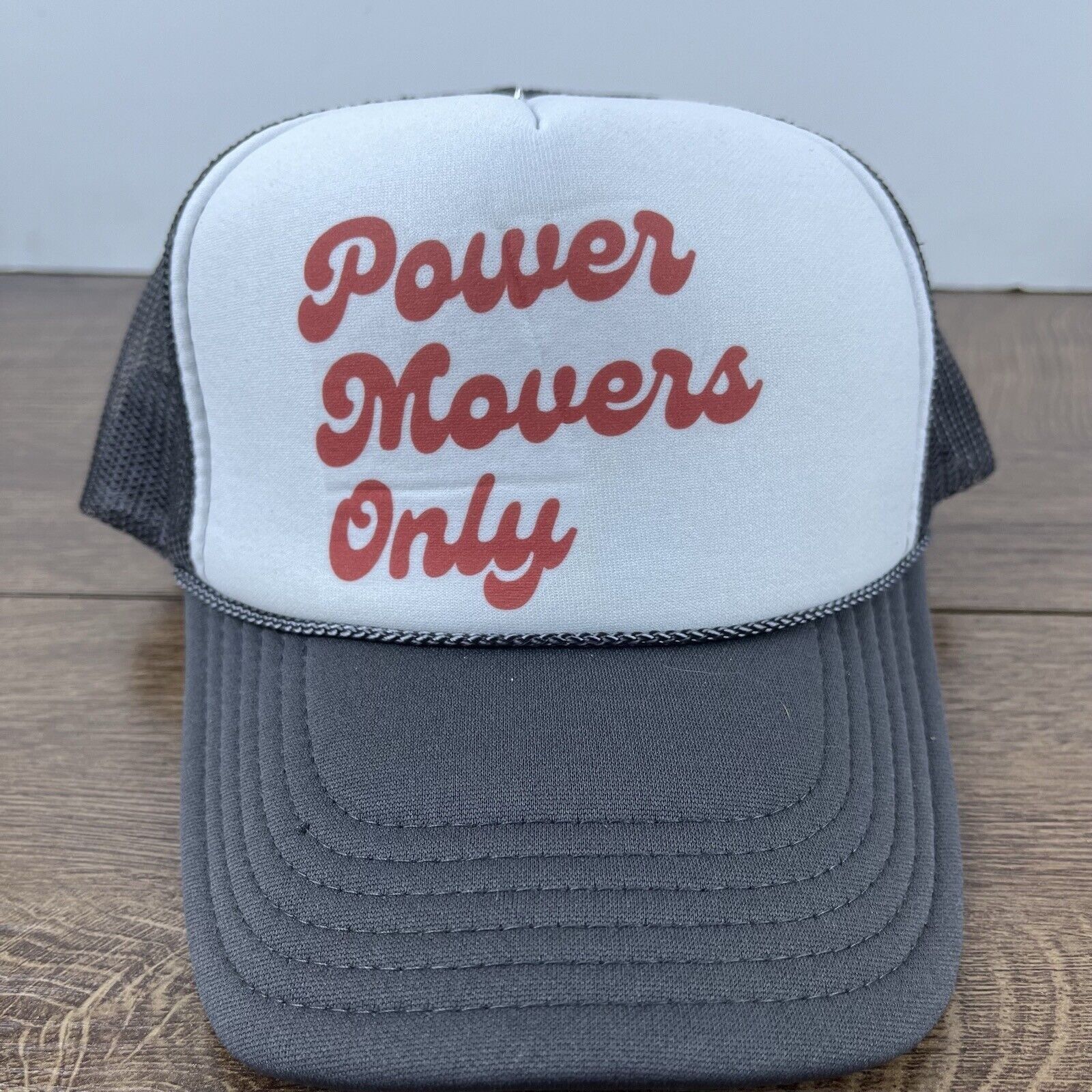 Other Power Movers Only Hat Snapback Hat White Adjustable Hat Adul Size ONE SIZE - 2 Thumbnail