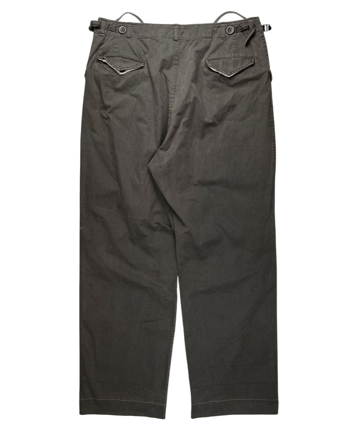 Rick Owens SS06 Rick Owens M65 Cargo Pocket Wide Leg Flight Pants Size US 32 / EU 48 - 2 Thumbnail