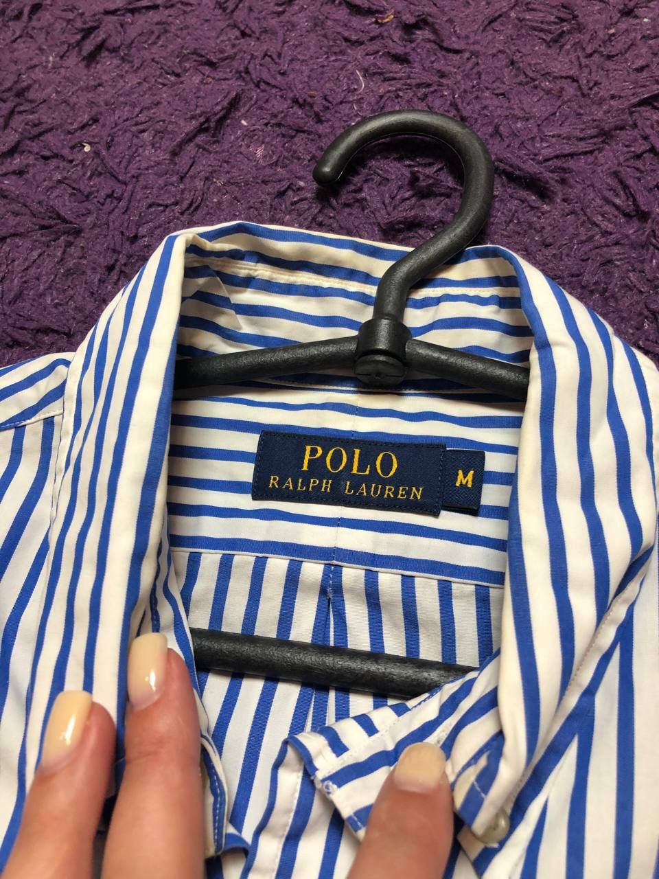 Polo Ralph Lauren Vintage Polo Ralph Lauren Striped Shirt Size M Size US M / EU 48-50 / 2 - 2 Thumbnail