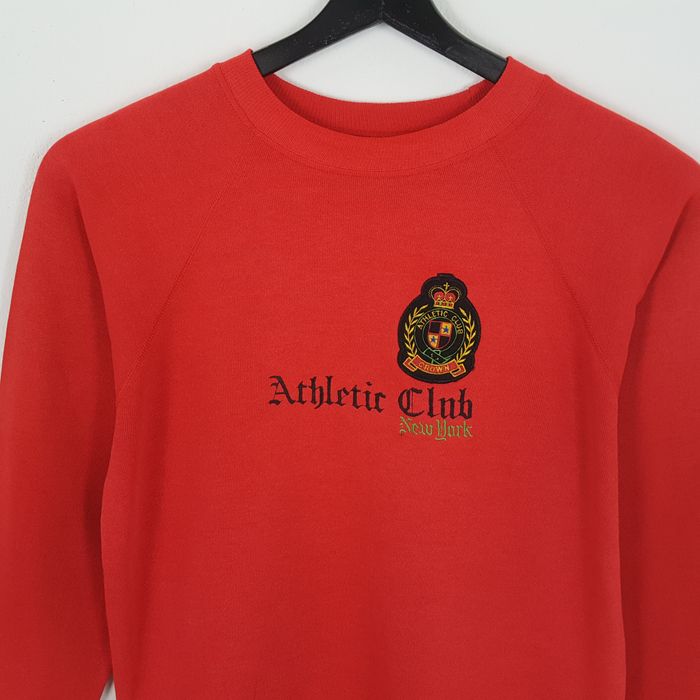 Vintage ATHLETIC CLUB NEW YORK Center Design Sweatshirt | Grailed