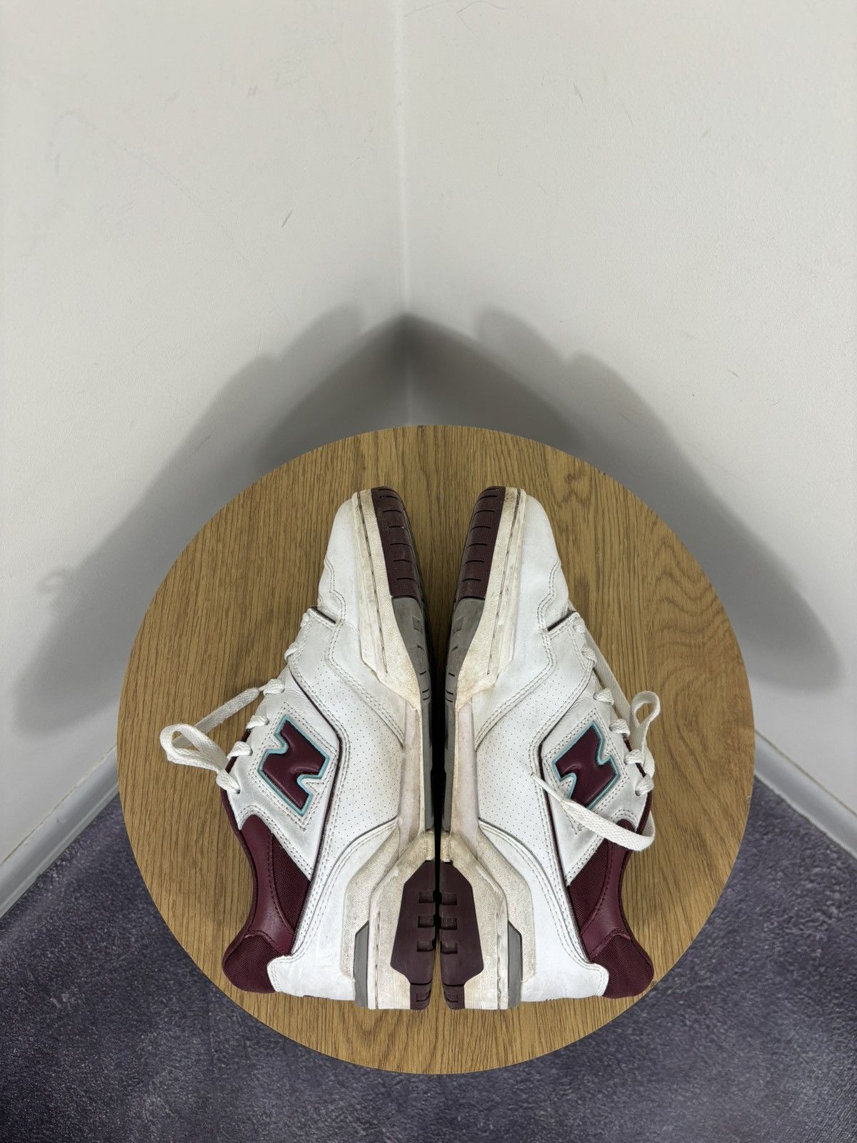 New Balance New Balance 550 Burgundy Cyan Hype Sneakers Shoes Size US 9 / EU 42 - 9 Thumbnail