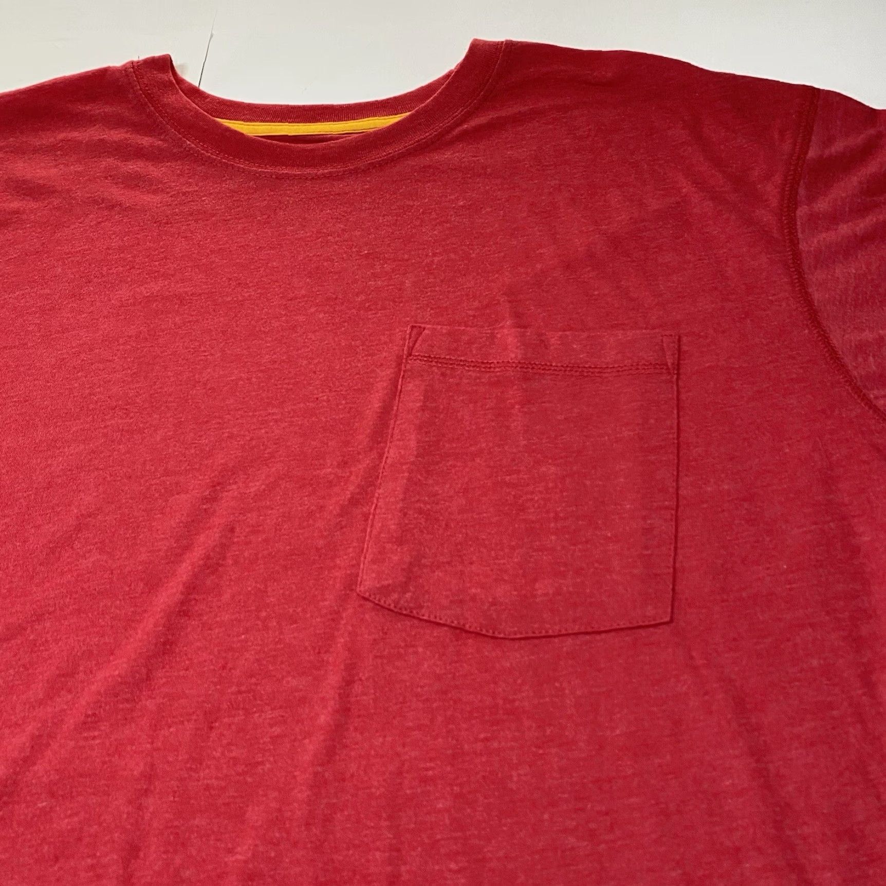 Vintage Berne Workwear T Shirt XL Red Crew Neck Short Sleeve Pocket Logo Men Adult Regular Cotton Size US XL / EU 56 / 4 - 3 Thumbnail