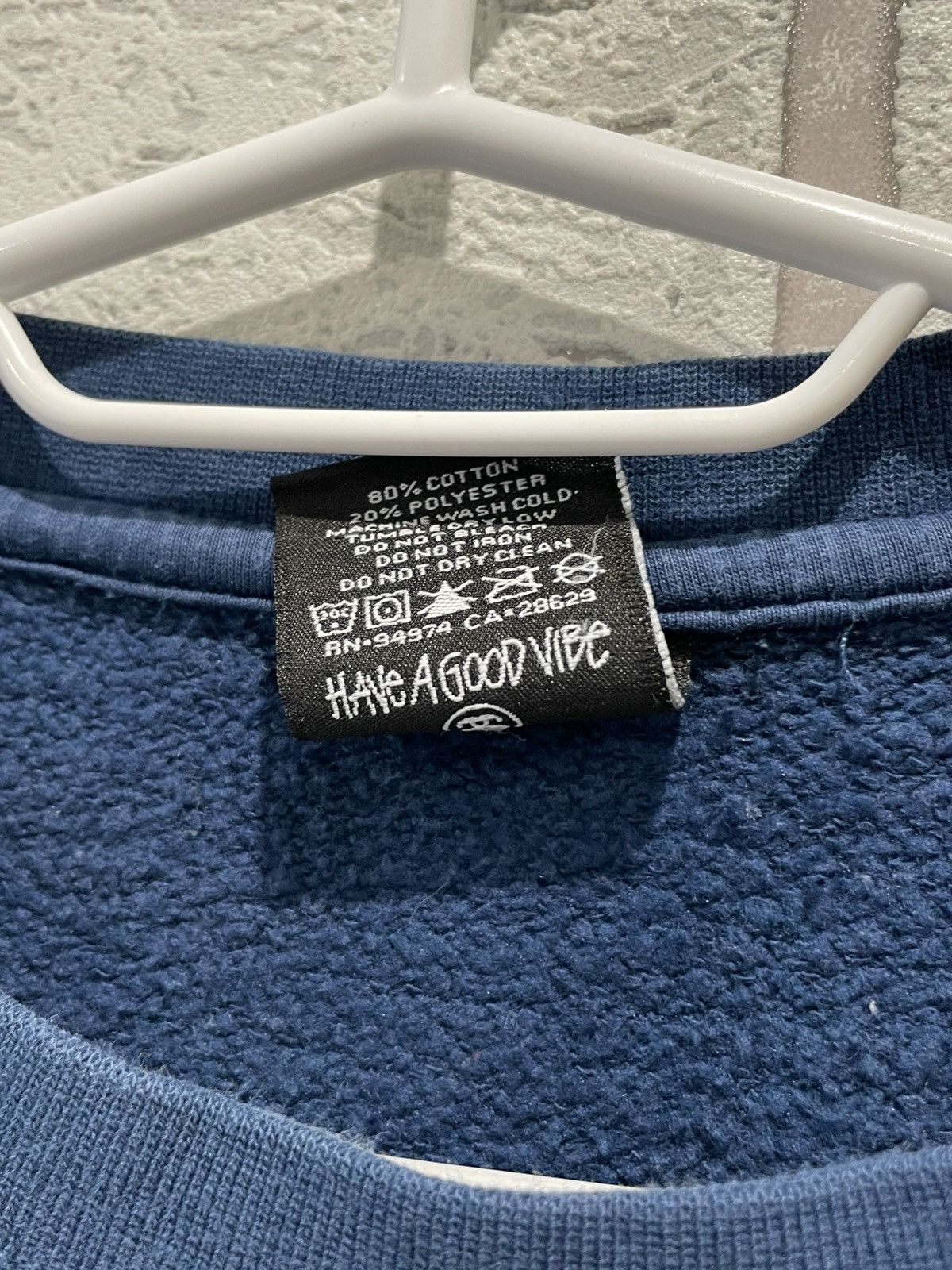 Stussy × Vintage Vintage Stussy Made in USA Sweatshirt Pullover Big Logo Size US M / EU 48-50 / 2 - 7 Thumbnail