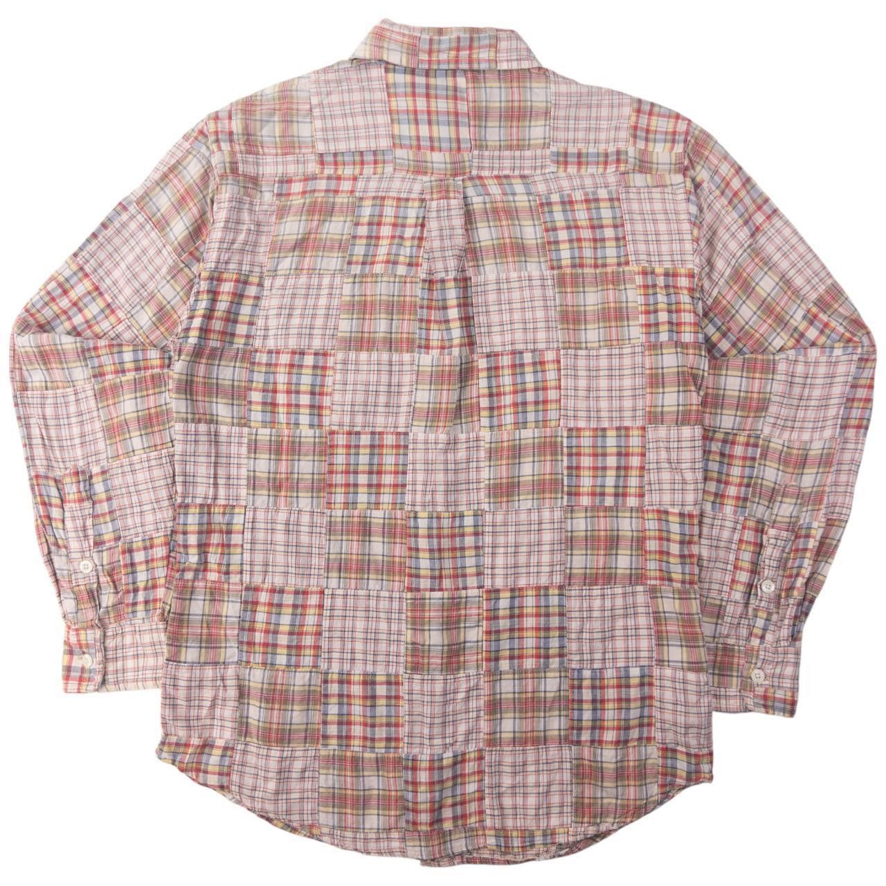 Stussy Vintage Stussy Patchwork Long Sleeve Button Up Shirt Size M  