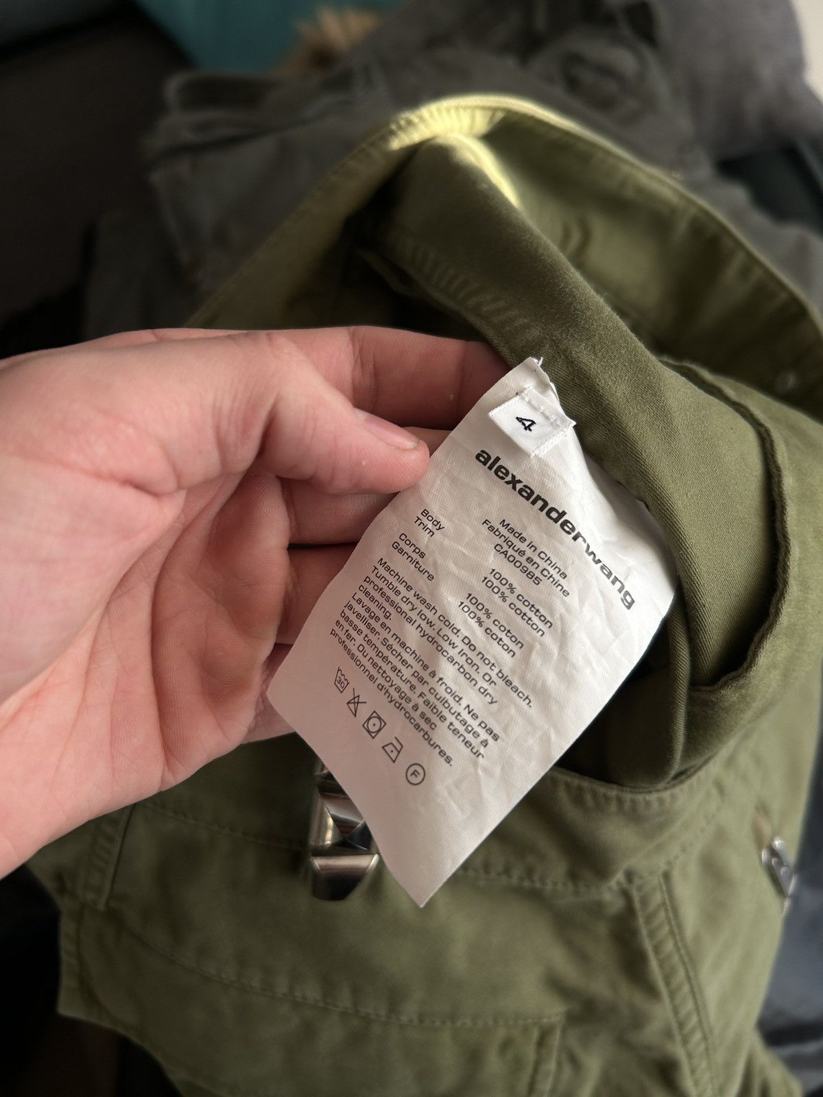 Alexander Wang × Japanese Brand × T by Alexander Wang Alexander Wang Cargo Twill Trousers Pant 31x27.5 Size US 30 / EU 46 - 6 Thumbnail