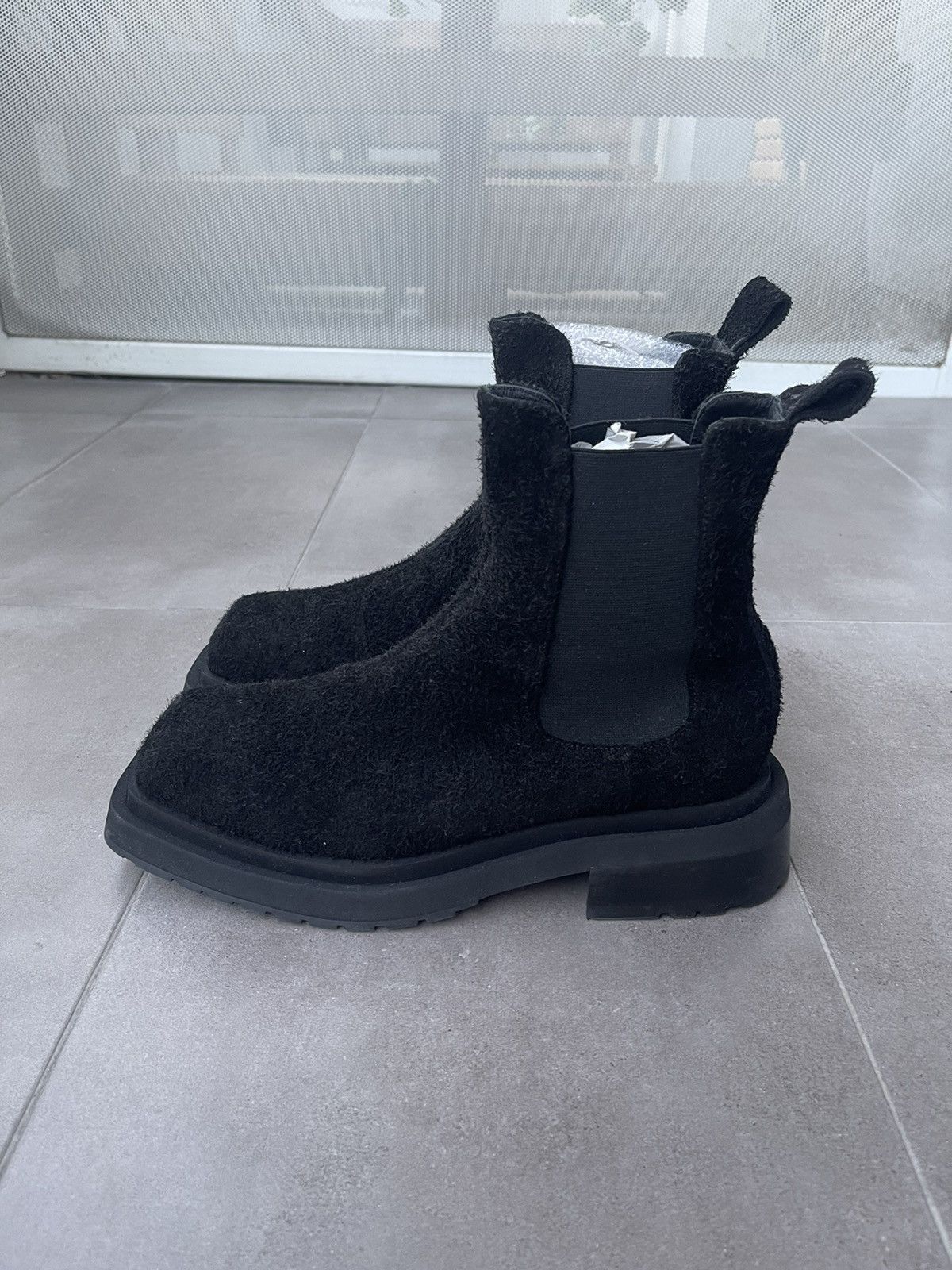 Eckhaus Latta !DS! FW23 Eckhaus Latta Mike Black Suede Boots Size US 10 / EU 43 - 13 Thumbnail