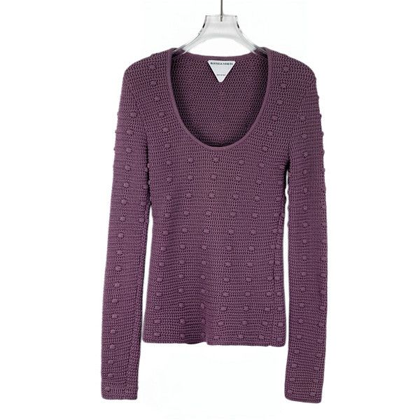 Bottega Veneta Bottega Veneta Purple Knit Sweater Size XS Size XS / US 0-2 / IT 36-38 - 1 Thumbnail
