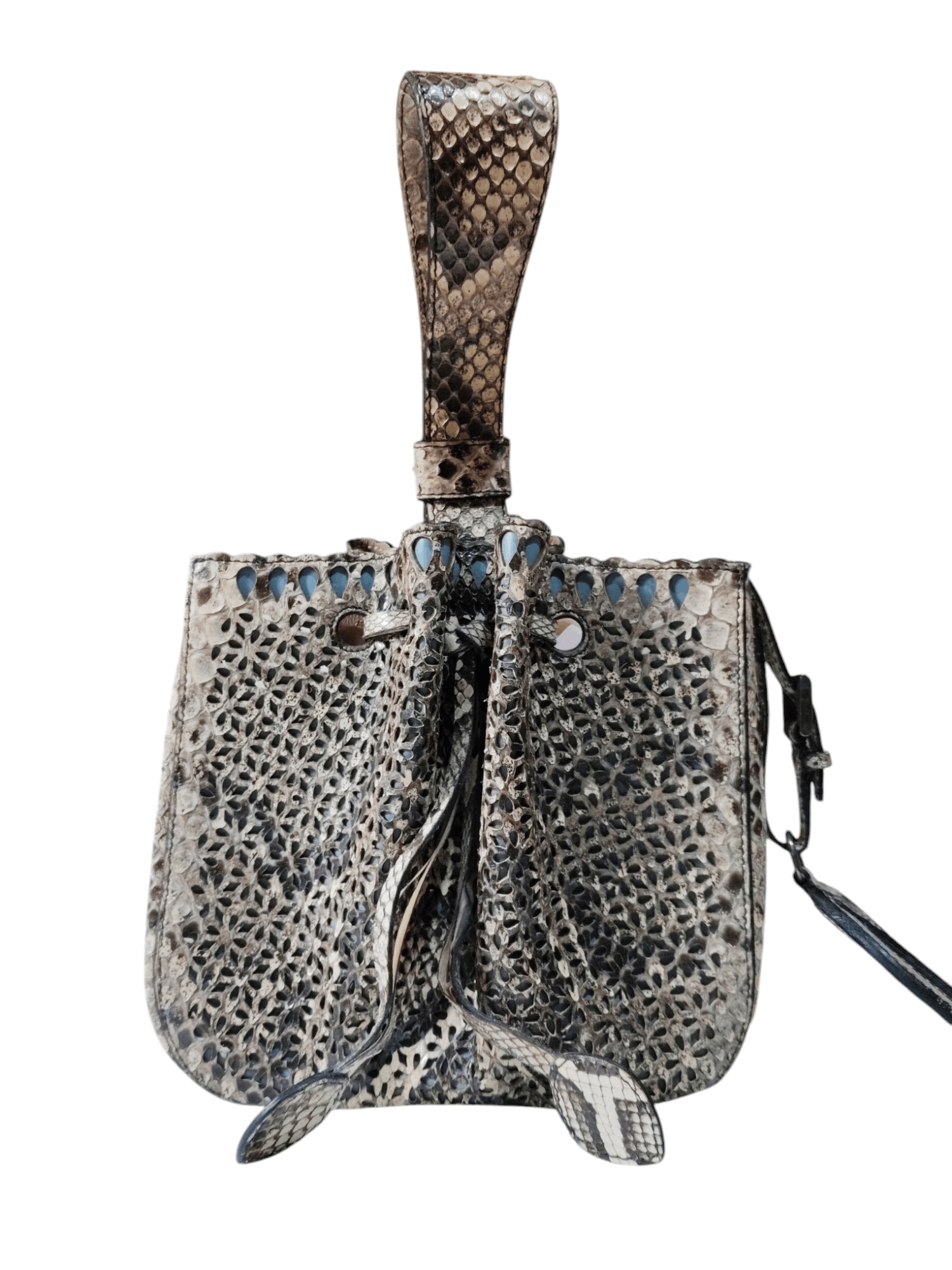 Alaia Alaïa Phyton leather Bucket bag Size ONE SIZE - 1 Thumbnail
