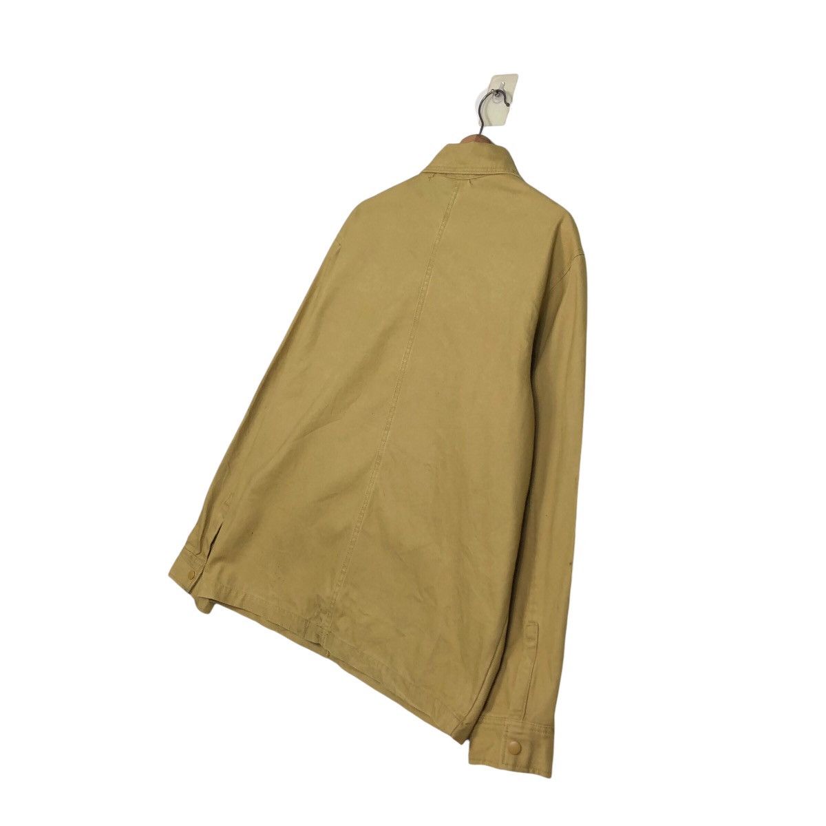 Vintage Rich Yellow Chore Work Jacket H&M Multi Pocket Issey Miyake Size US S / EU 44-46 / 1 - 11 Thumbnail