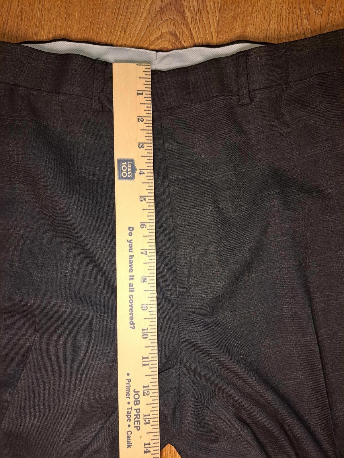Polo Ralph Lauren Ralph Lauren Dress Pants Mens 38x32 Charcoal Gray Plaid Size 46R - 8 Thumbnail
