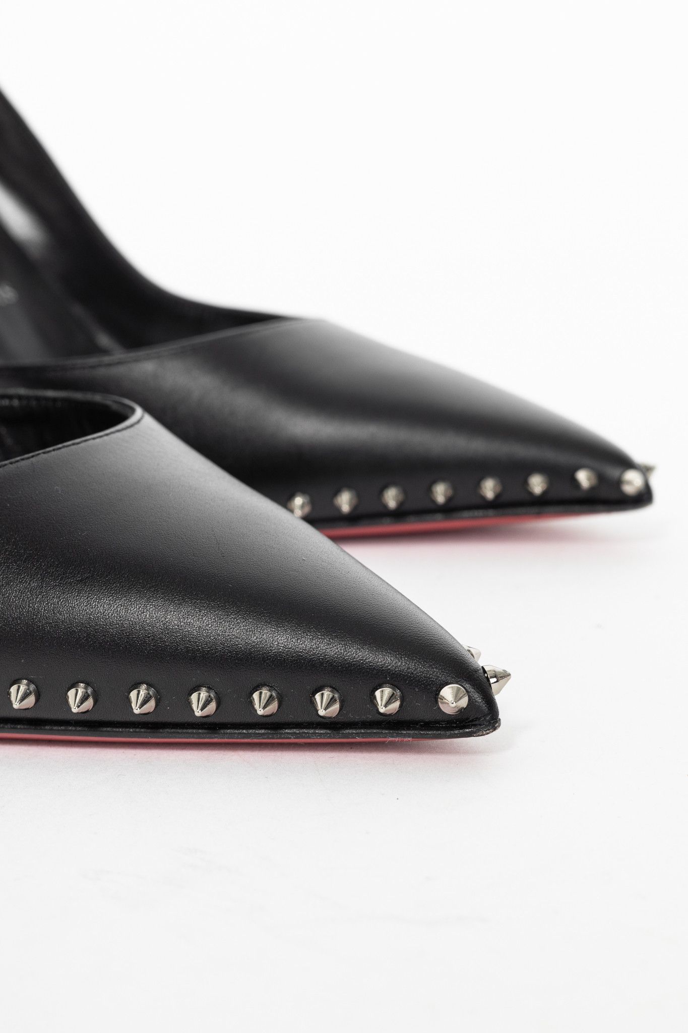 Christian Louboutin Christian Louboutin Vidura Calfskin Spike D'Orsay Heels Size US 10.5 / IT 40.5 - 7 Thumbnail