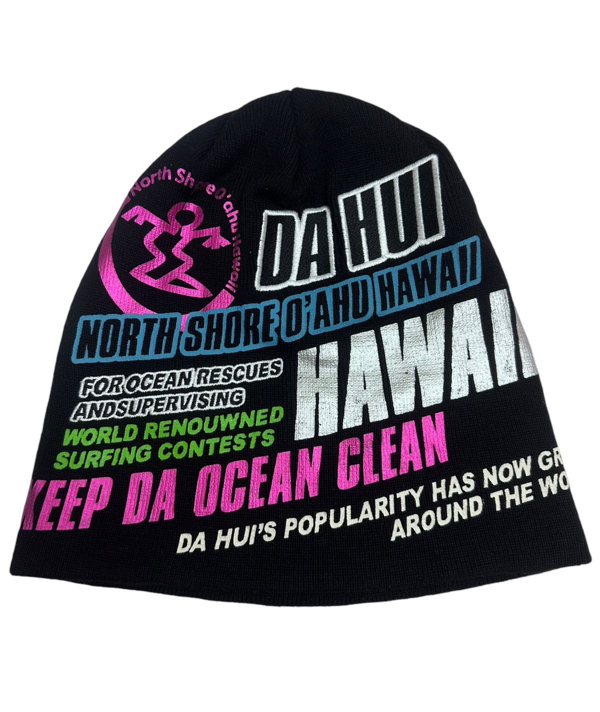 Japanese Brand × Vintage Vintage Da Hui Hawaii Surfing Beanie Size ONE SIZE - 1 Thumbnail