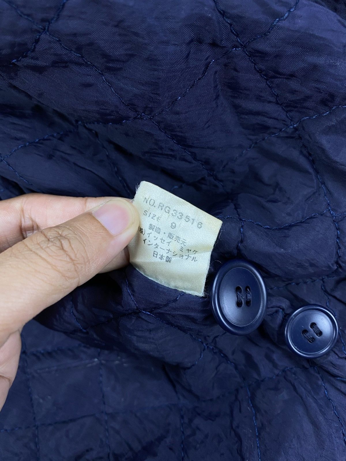 Issey Miyake Vintage Issey Miyake Double Breast Denim Jacket Size US L / EU 52-54 / 3 - 10 Thumbnail